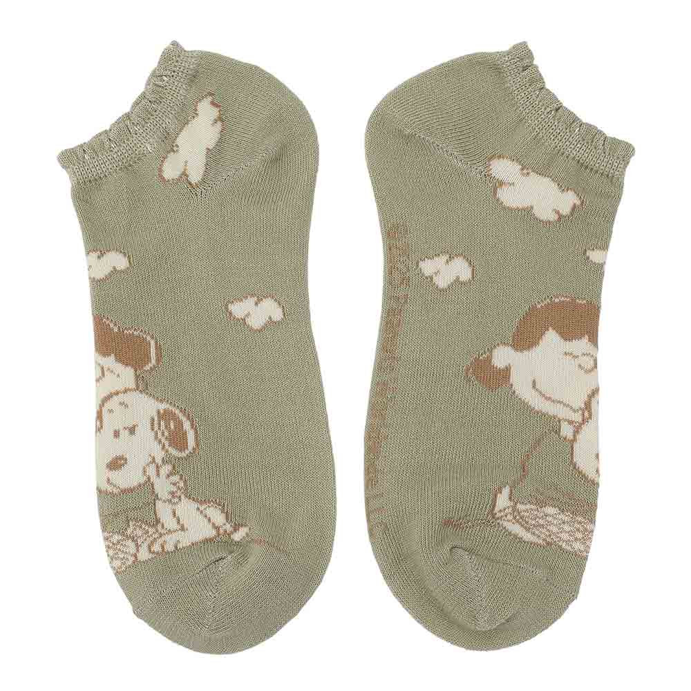 Peanuts Charley Brown Characters 5 Pair Ankle Socks