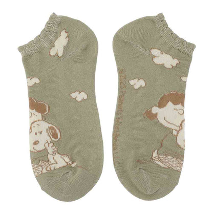 Peanuts Charley Brown Characters 5 Pair Ankle Socks