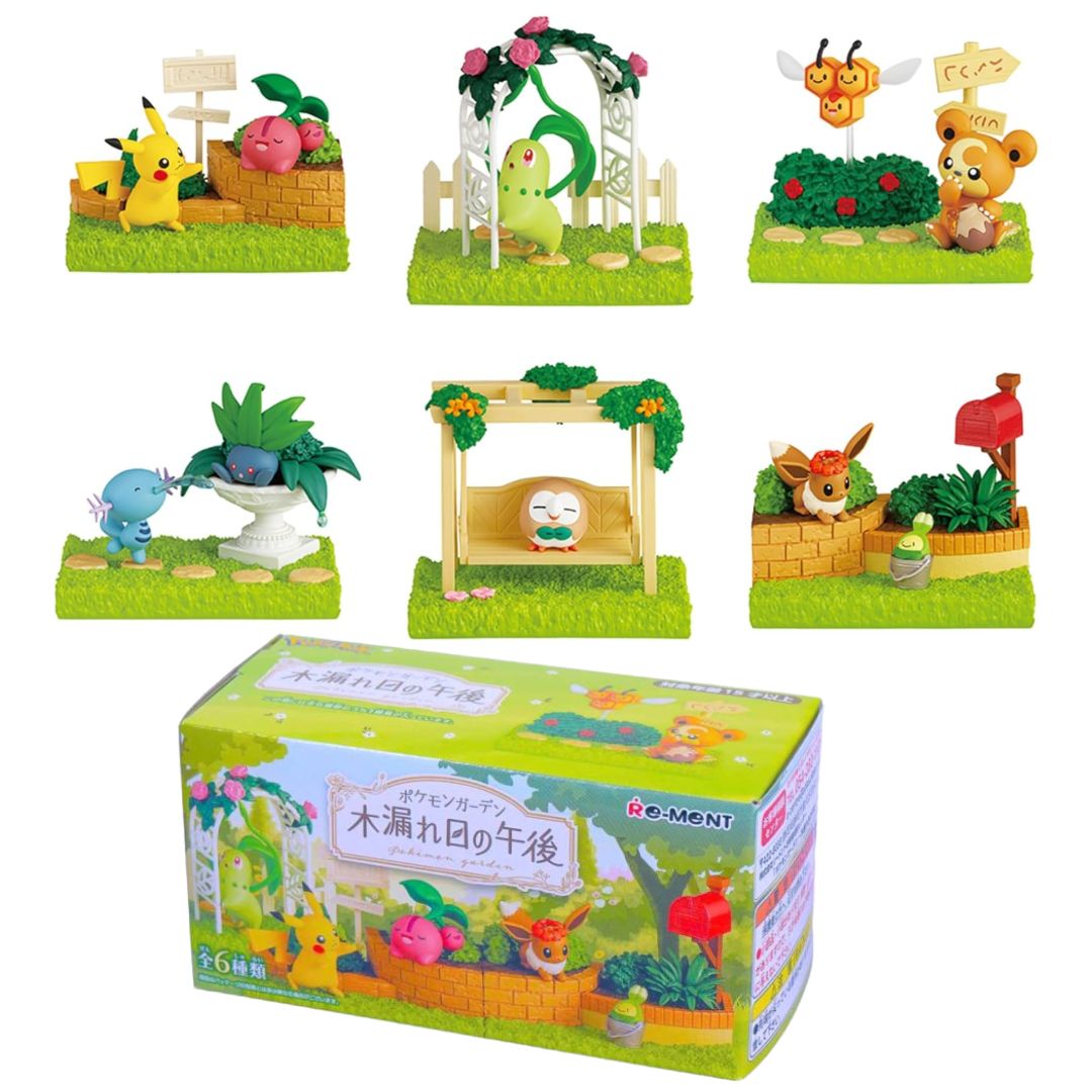 Pokemon: Re-ment Mini Figures: Cozy Afternoon Series: Blind Boxes Case of 6