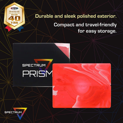 Prism Deck Case - 50 CT - Carnelian Red