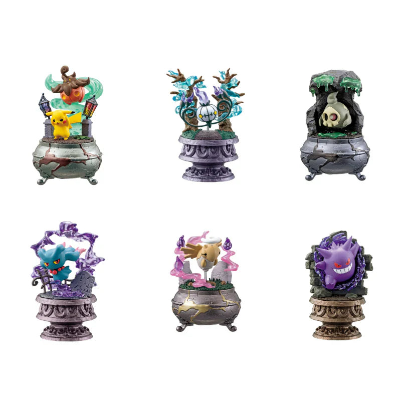 Pokemon: Little Night Collection Vol. 2 Re-ment Blind Box Figures Full Case of 6