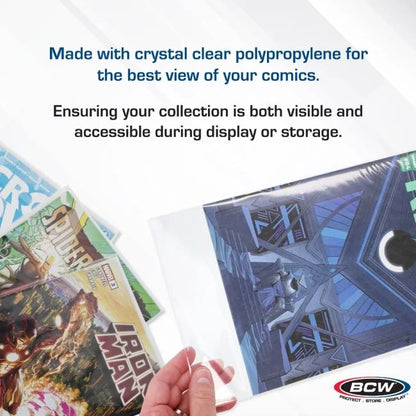 Resealable Current/Modern Comic Bags 100 Bags per Pack