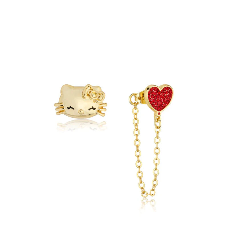 Sanrio Hello Kitty Mix-Match Crystal Stud Earrings