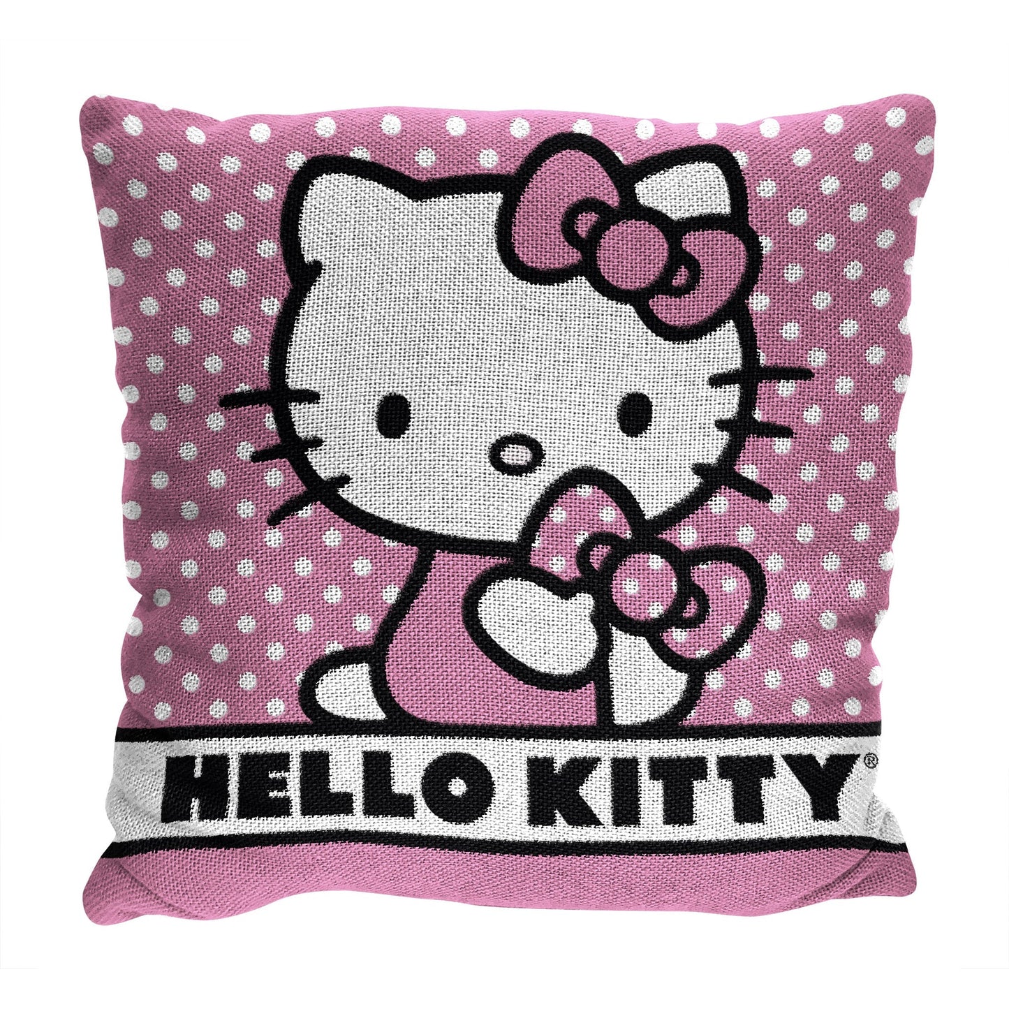 Sanrio Hello Kitty Perfect Polka Double Sided Tapestry Pillow
