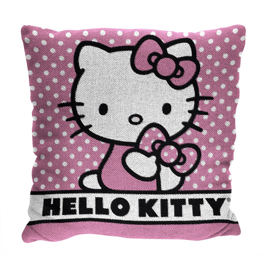 Sanrio Hello Kitty Perfect Polka Double Sided Tapestry Pillow