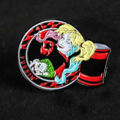 The Joker & Harley Quinn DC Comics Enamel Pin 4 Pack