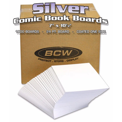 Silver Comic Backing Boards Case of 1000