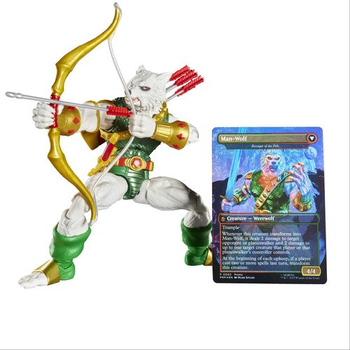 *Pre-Order* Spider-Man - Marvel Legends x Magic: The Gathering - Man-Wolf Action Figure plus Exclusive Foil Trading Card