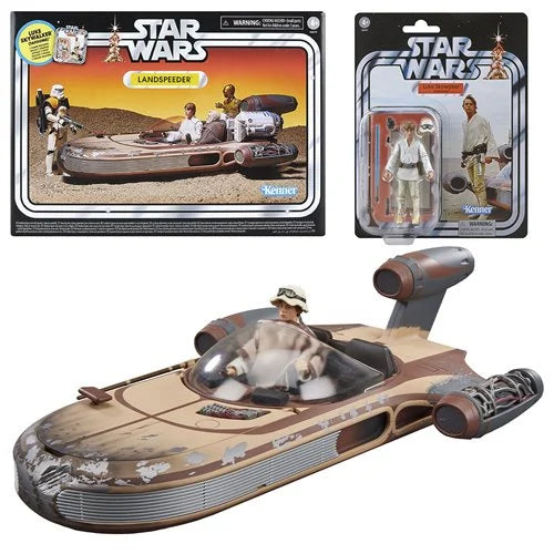 Star Wars: A New Hope - Vintage Collection - Landspeeder Vehicle with Luke Skywalker Figure