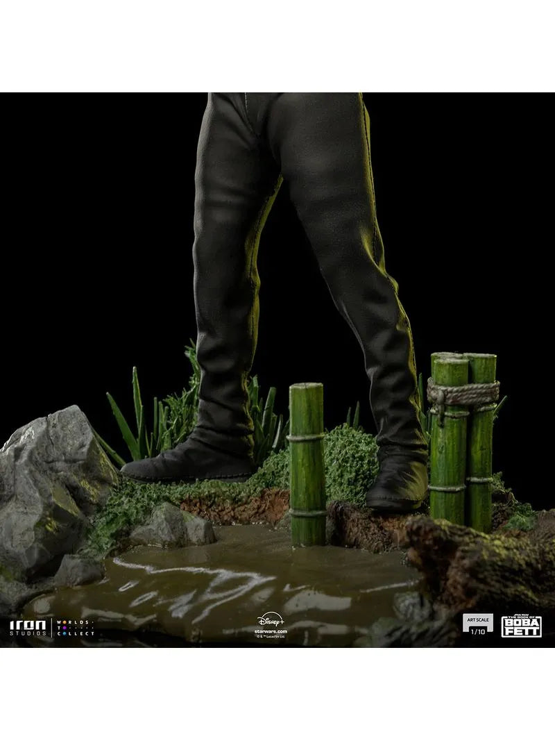 Star Wars The Book of Boba Fett Luke Skywalker & Grogu 1/10 Scale Statue by Iron Studios