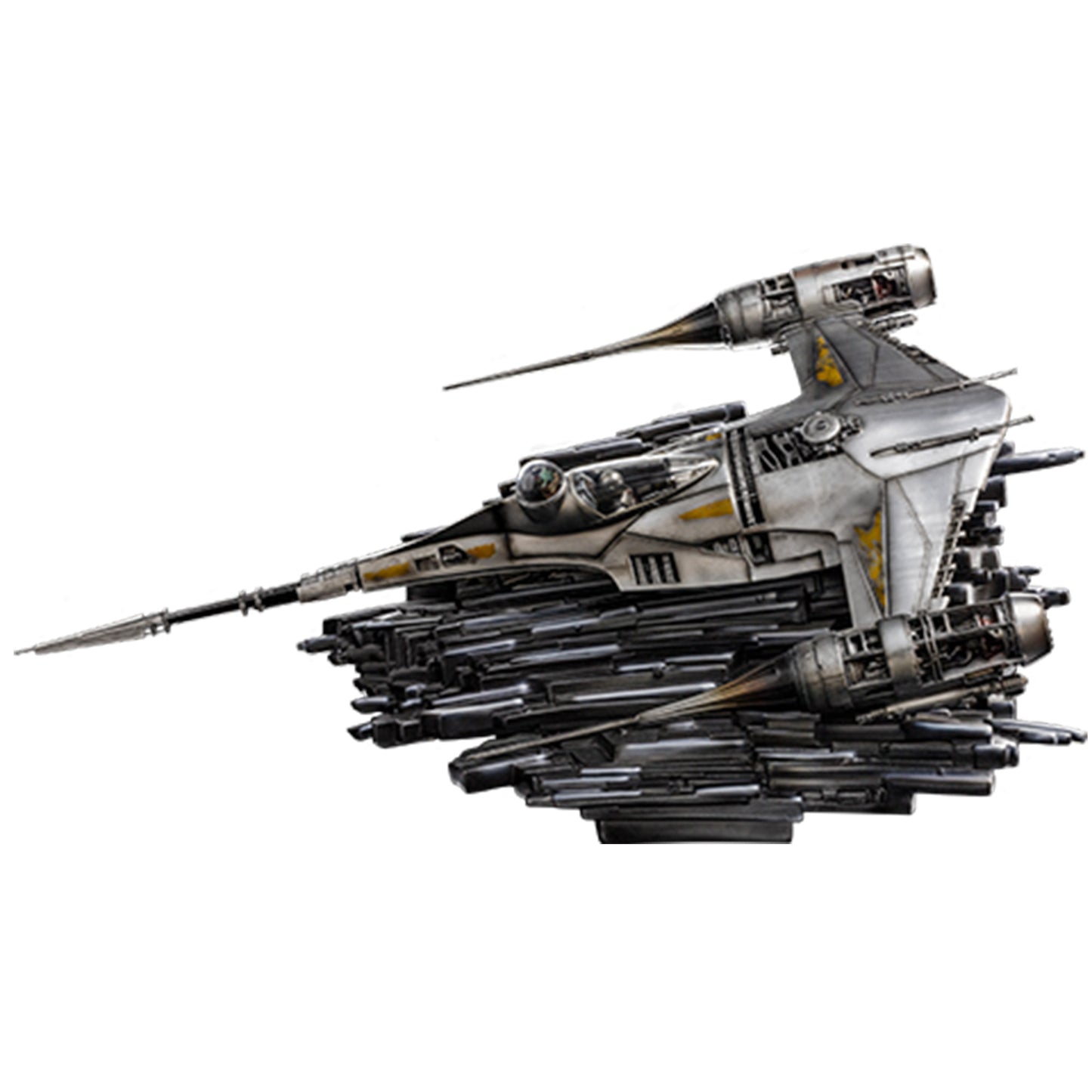 Star Wars: The Book of Boba Fett Mando's N-1 Starfighter 1:10 Scale Statue by Iron Studios