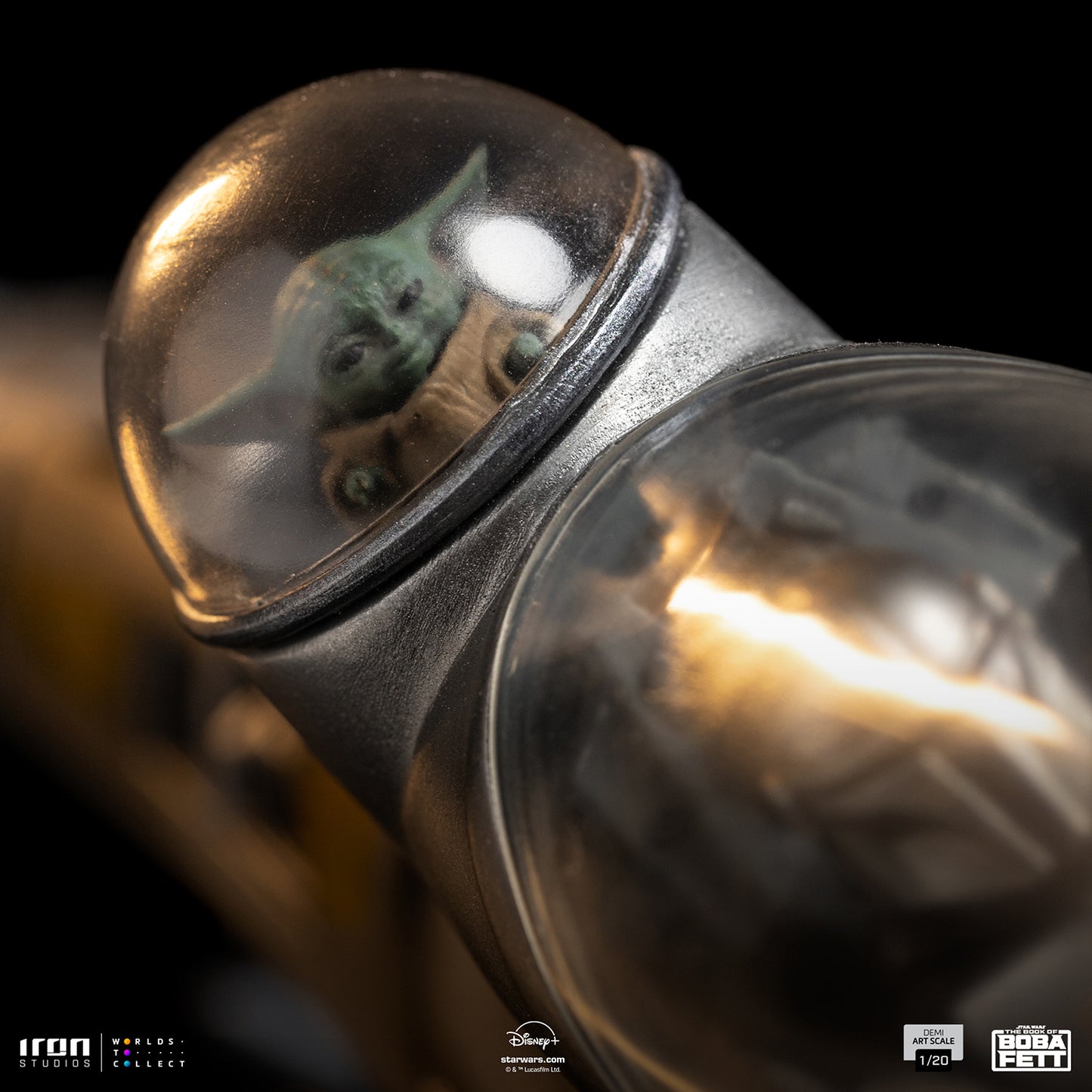 Star Wars: The Book of Boba Fett Mando's N-1 Starfighter 1:10 Scale Statue by Iron Studios
