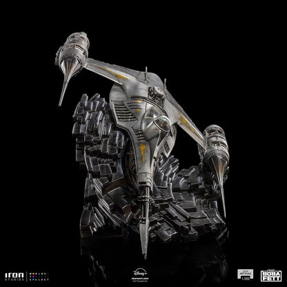 Star Wars: The Book of Boba Fett Mando's N-1 Starfighter 1:10 Scale Statue by Iron Studios