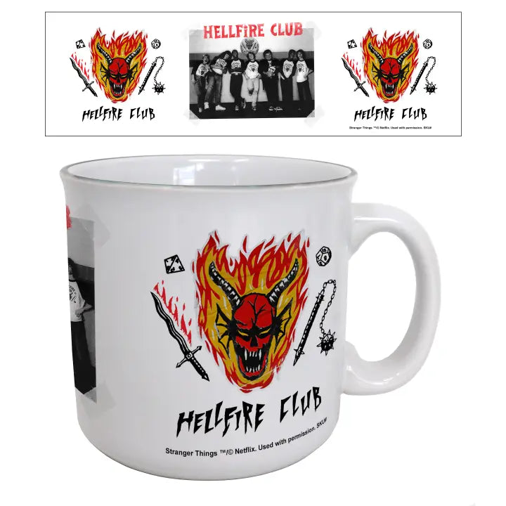 Stranger Things Hellfire Club 20oz Camper Mug