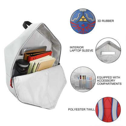 The Legend Of Zelda - Hylian Shield 22" Adult Size 3D Cosplay Laptop Backpack