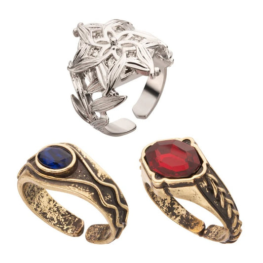 The Lord of The Rings Elven Rings of Power Set