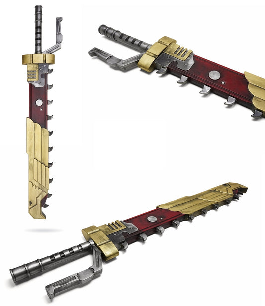 Imperial Golden Eagle Chainsword  Foam Prop Replica