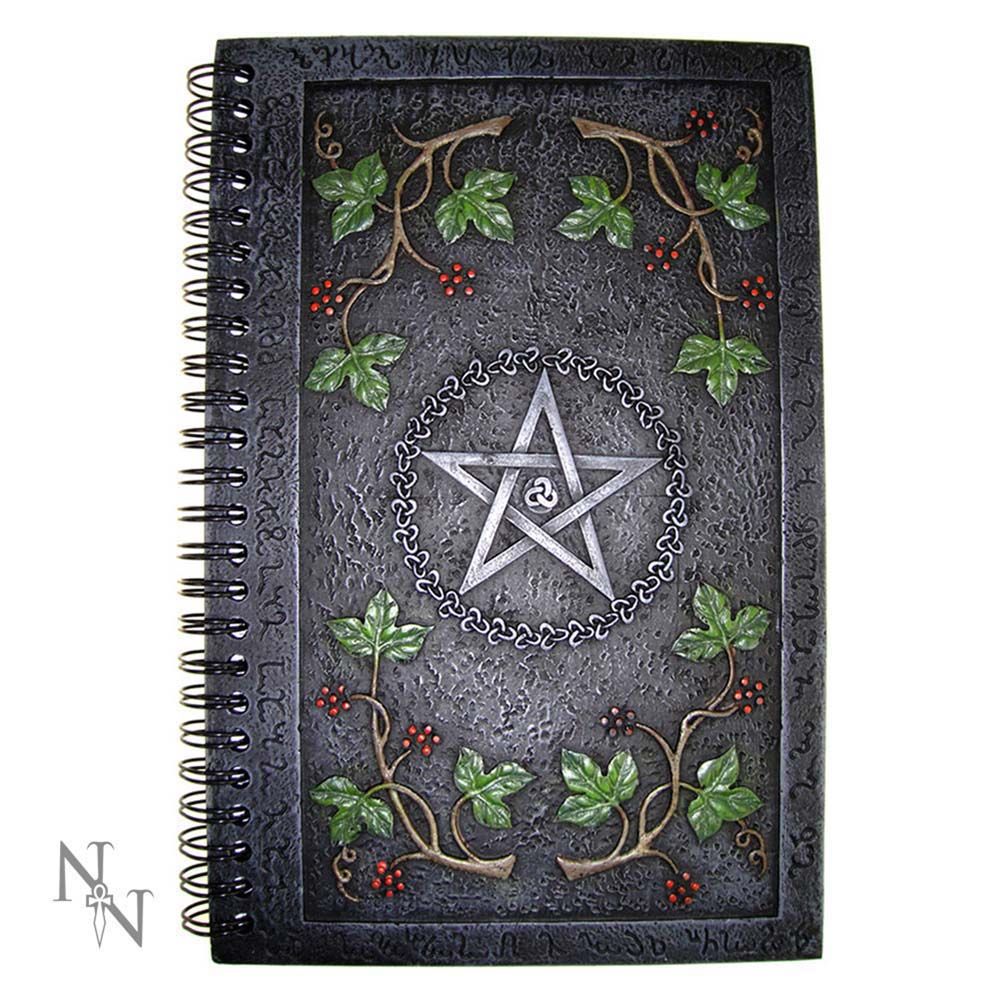 Wiccan Book of Shadows Journal With Pentagram Resin Cover