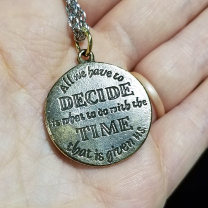 Lord of the Rings Wisdom of Gandalf™ Bronze Pendant