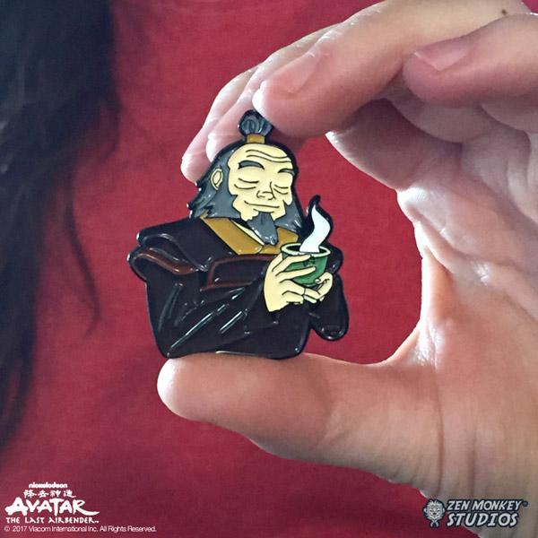Iroh Tea Time Avatar The Last Airbender Enamel Pin