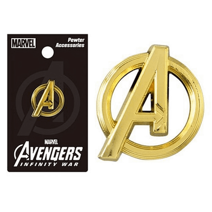 Marvel Avengers Logo Gold Lapel Pin