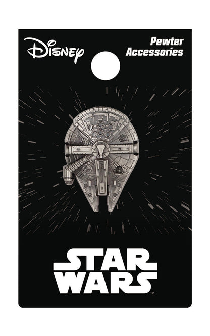 Millennium Falcon Star Wars 1" Pewter Pin