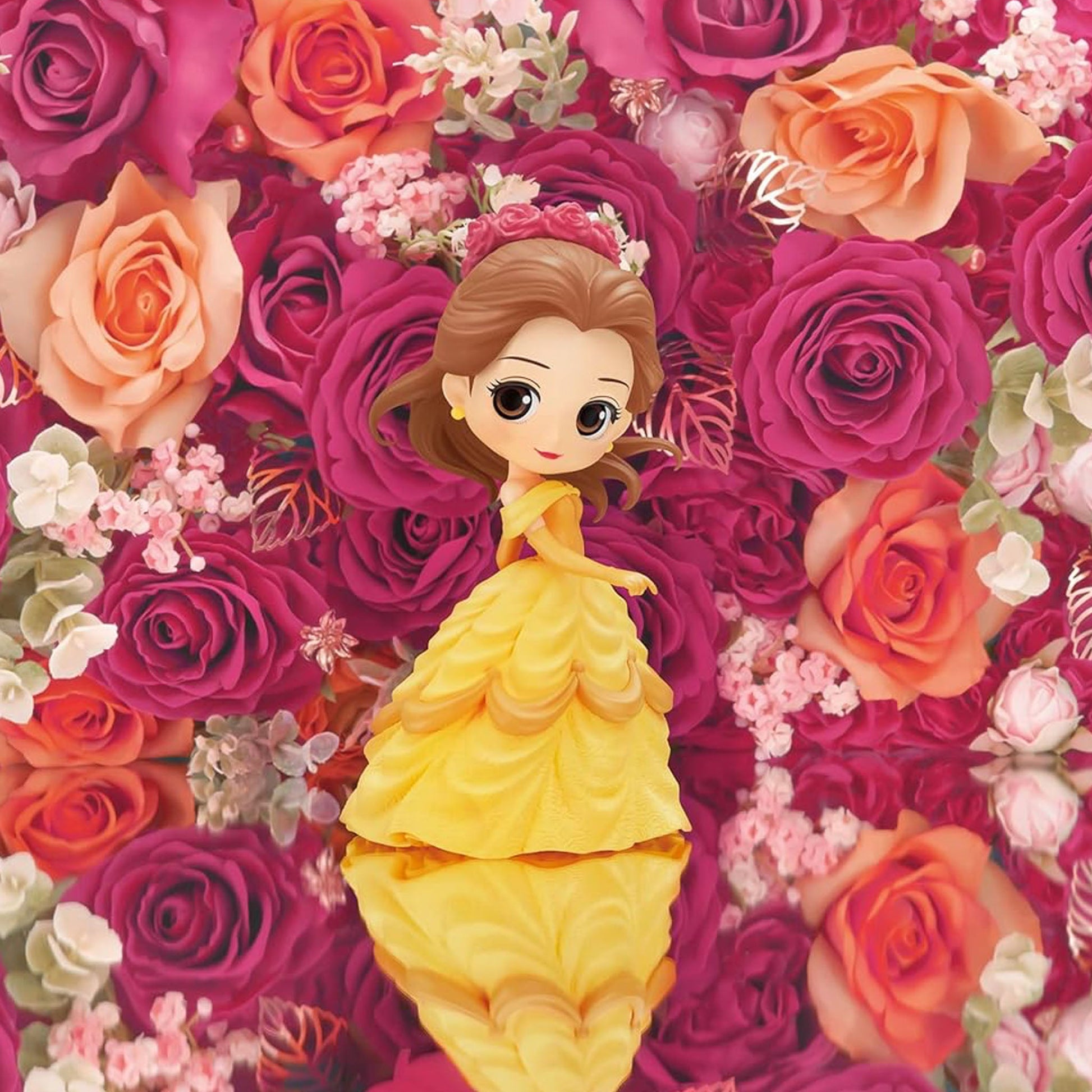 Belle (Beauty and the Beast) Disney Flower Style Ver. B Q-Posket Statue