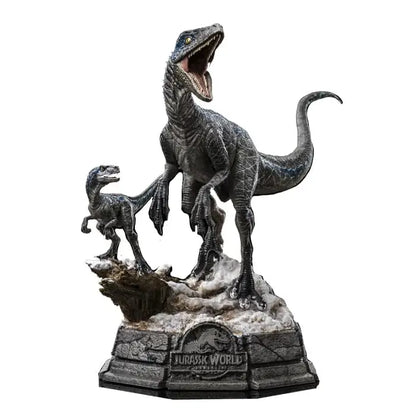 Jurassic World Blue & Beta 1/10 Scale Statue by Iron Studios