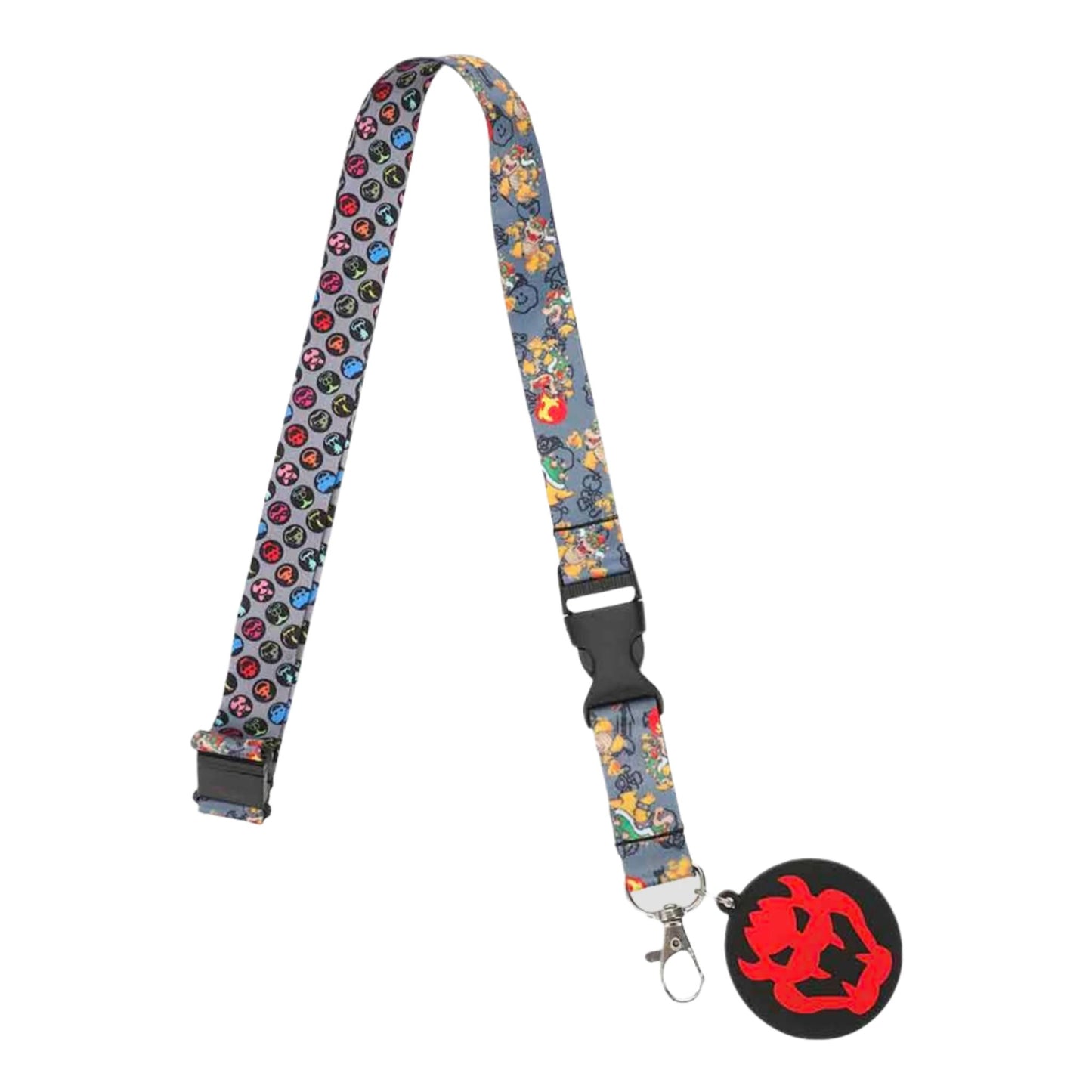 Bowser (Super Mario Bros.) AOP Lanyard