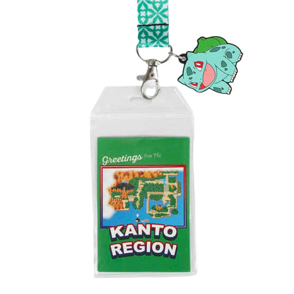 Pokemon Bulbasaur 001 Kanto Region Breakaway Lanyard