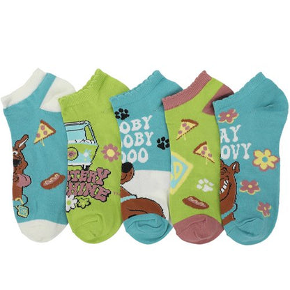 Scooby Doo Stay Groovy Women's 5-Pair Ankle Socks
