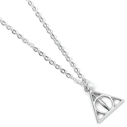 Harry Potter Deathly Hallows Silver Plated Necklace