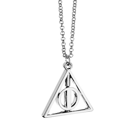 Harry Potter: Deathly Hallows Necklace with Spinning Center Gift Box Set