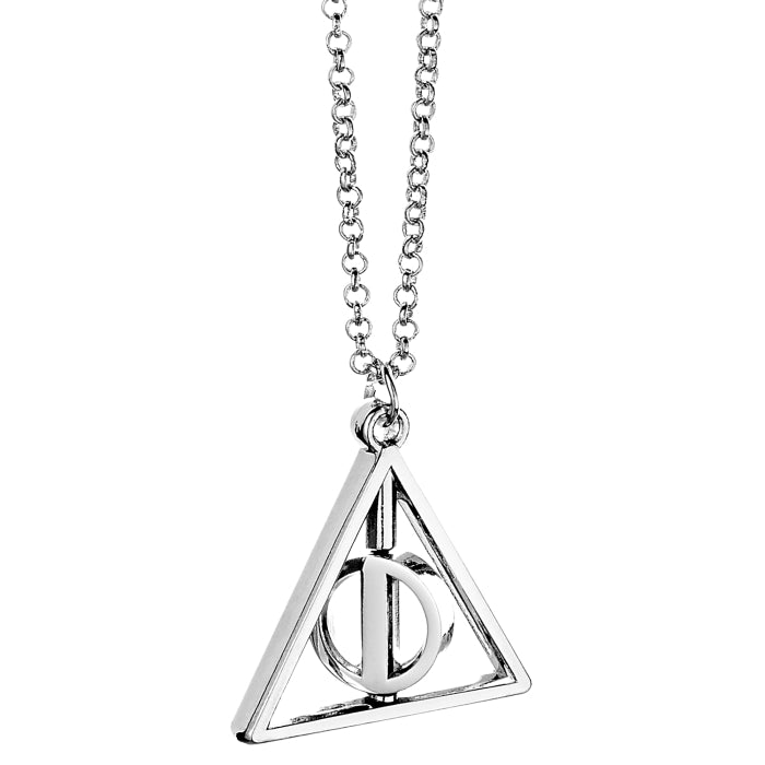 Harry Potter: Deathly Hallows Necklace with Spinning Center Gift Box Set