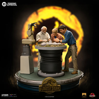Jurassic Park Dino Hatching Deluxe 1/10 Scale Statue by Iron Studios