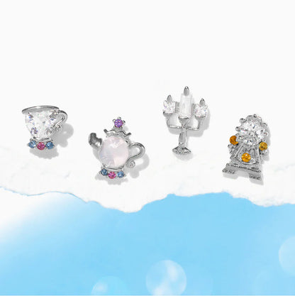Disney Beauty and the Beast: Be Our Guest Earring Set