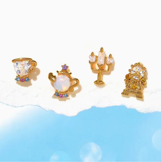 Disney Beauty and the Beast: Be Our Guest Earring Set