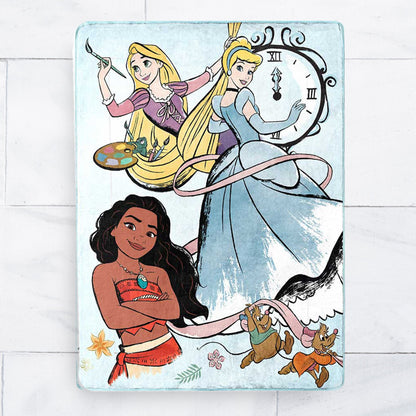 Disney Princess Powder Blue Silk Touch Throw Blanket