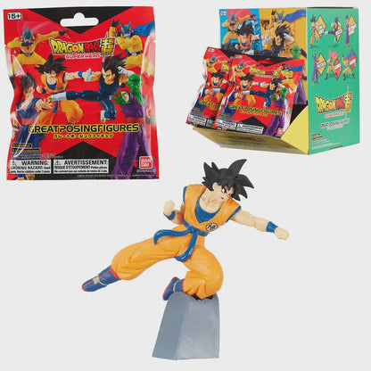 Dragon Ball Super Hero Gashapon Great Posing Figures Blind Bags Display of 24