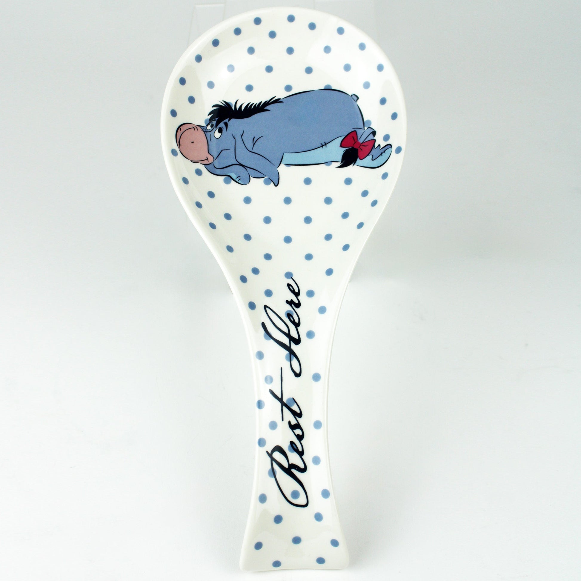 Eeyore "Rest Here" Winnie the Pooh Ceramic Spoon Rest