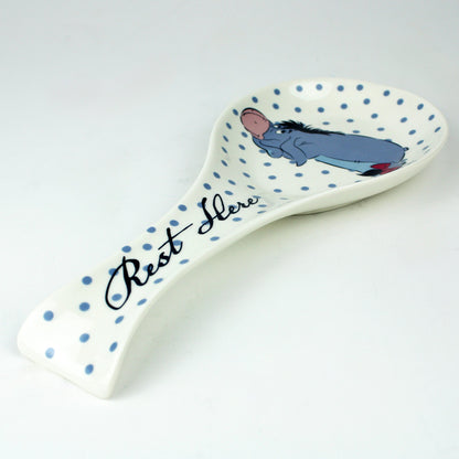 Eeyore "Rest Here" Winnie the Pooh Ceramic Spoon Rest