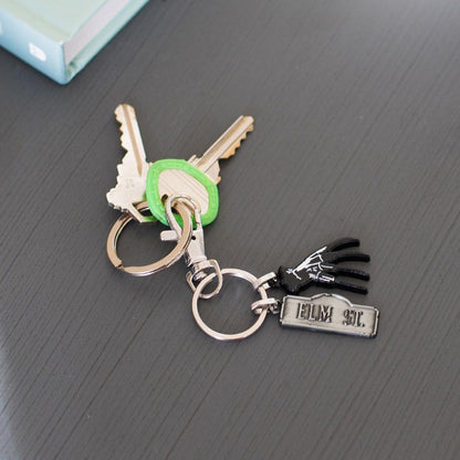 Freddy Krueger Glove & Sign (A Nightmare on Elm Street) Enamel Keychain