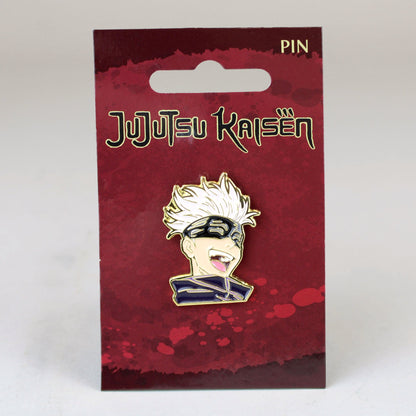 Satoru Gojo (Jujutsu Kaisen) Laughing Portrait Enamel Pin