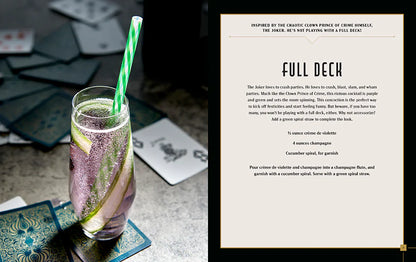Batman DC Comics Gotham City Cocktails Recipe Book