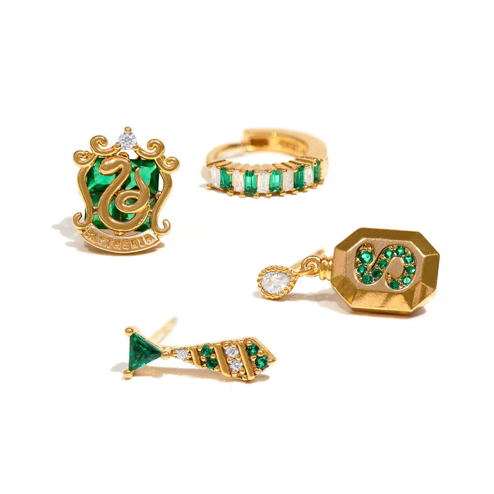 Harry Potter Slytherin House Mix/Match Earring Set