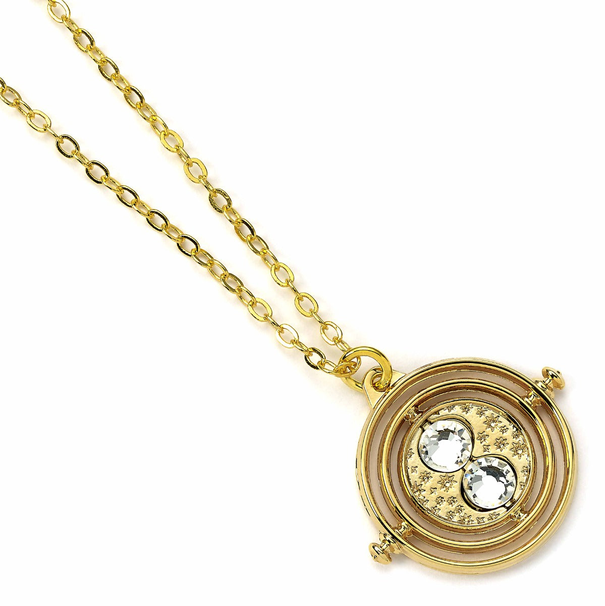 Harry Potter Time Turner Necklace and Stud Earrings Jewelry Boxed Gift Set
