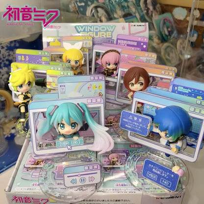 Hatsune Miku: Window Figure Collection Re-Ment Blind Box Figures Case of 6
