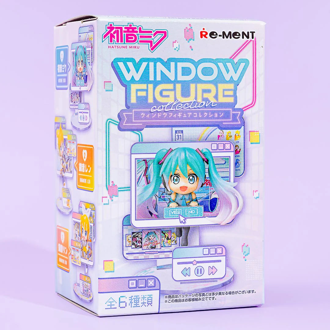 Hatsune Miku: Window Figure Collection Re-Ment Blind Box Figures Case of 6