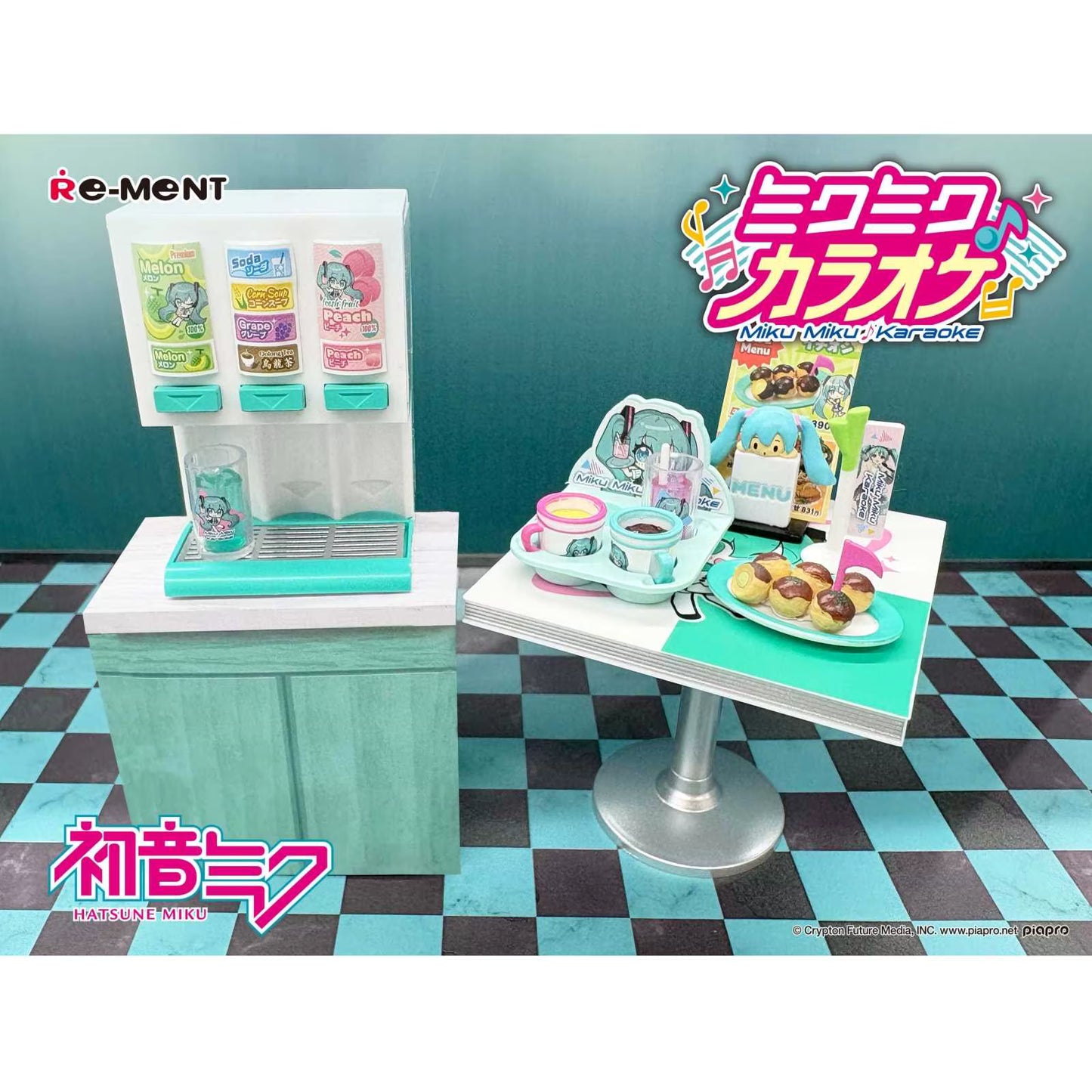 Hatsune Miku Series Miku Miku Karaoke Mini Scenes Blind Boxes Case of 6