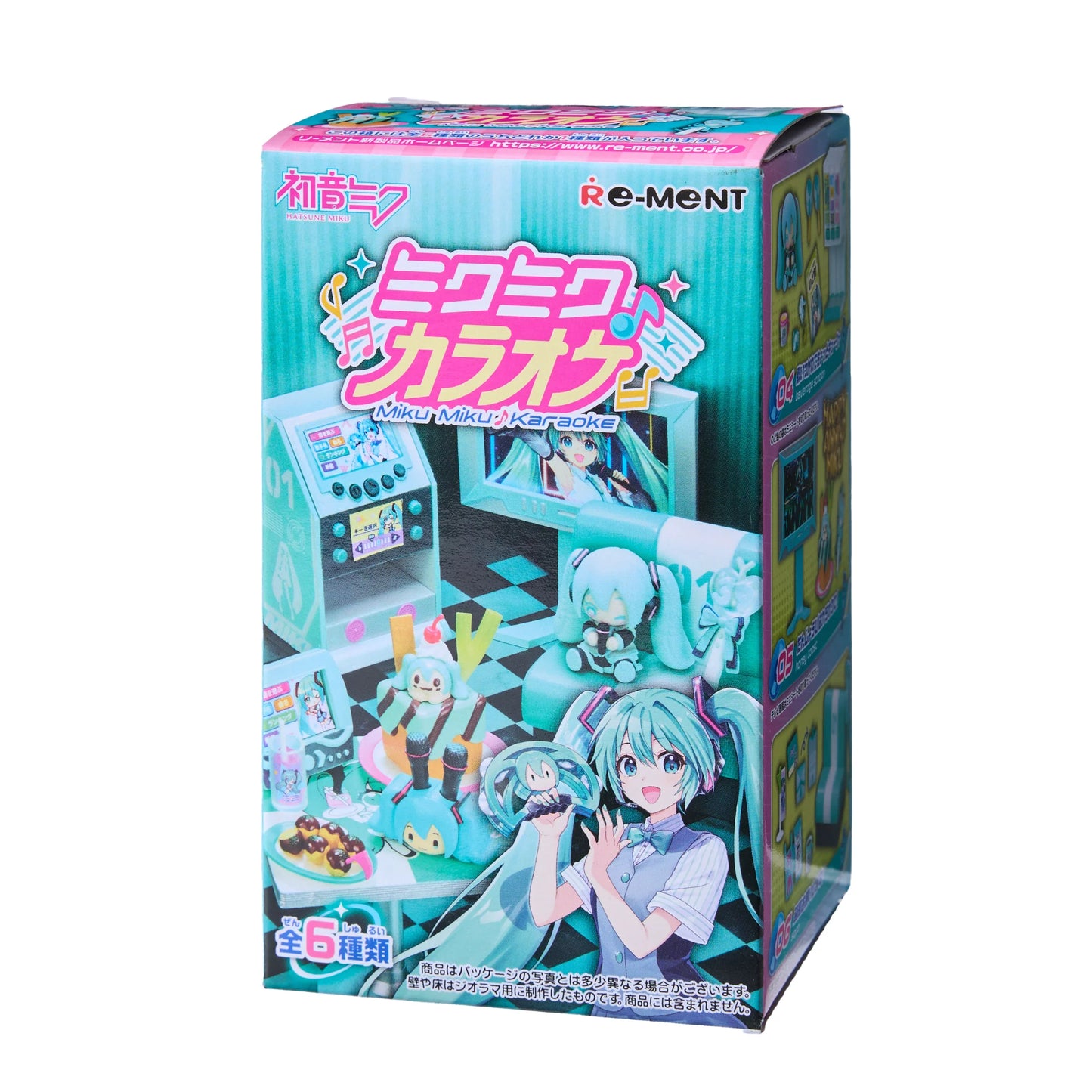 Hatsune Miku Series Miku Miku Karaoke Mini Scenes Blind Boxes Case of 6